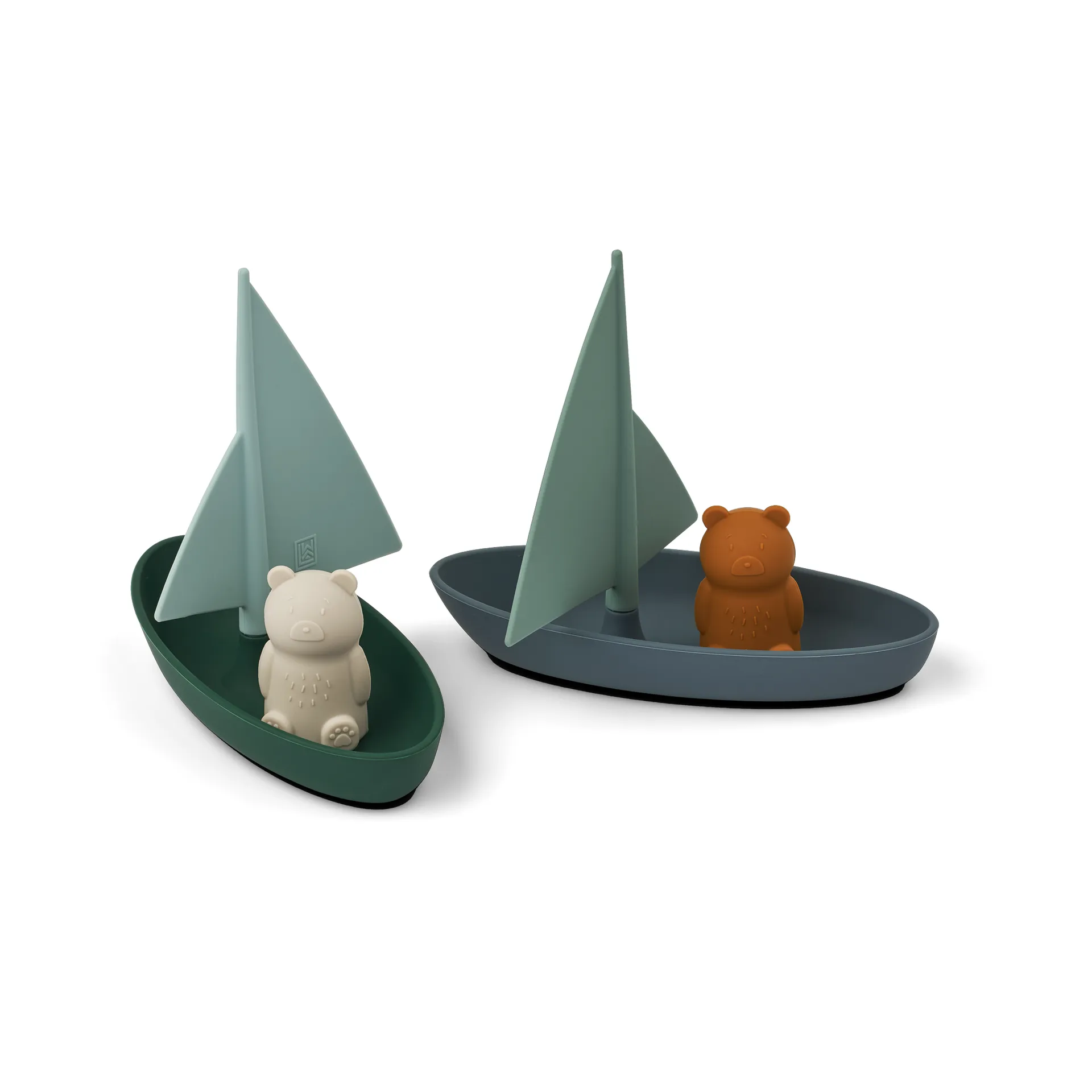 Ensley Badespielzeug Boote 2-teilig, Whale blue multi mix Liewood