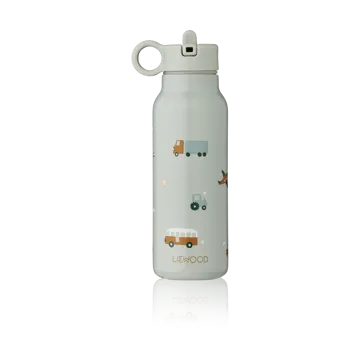 Falk Wasserflasche 35 cl - Vehicles-dove blue mix - Liewood