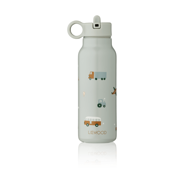 Falk Wasserflasche 35 cl - Vehicles-dove blue mix - Liewood