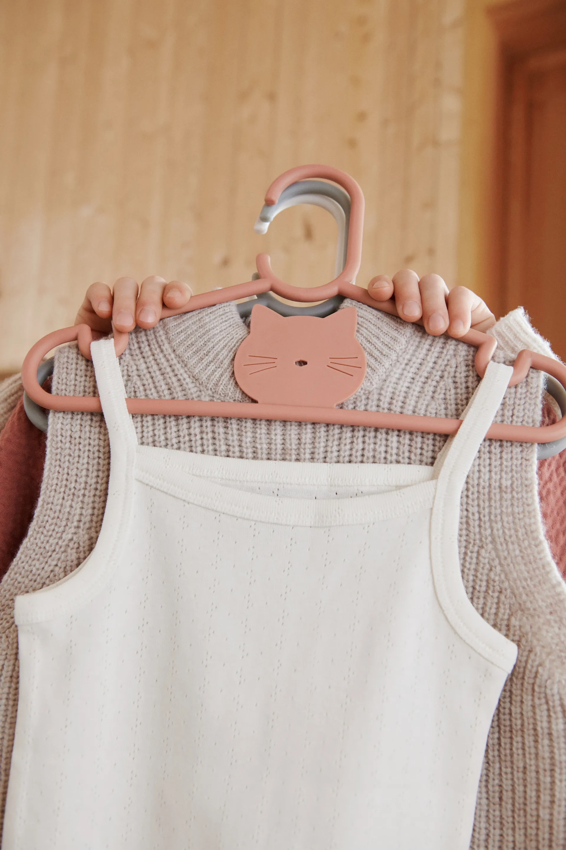 Falton Katzen kleiderbügel 8er-Pack, Tuscany rose Liewood