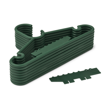 Falton Krokodil Kleiderbügel 8er-Pack - Garden green - Liewood