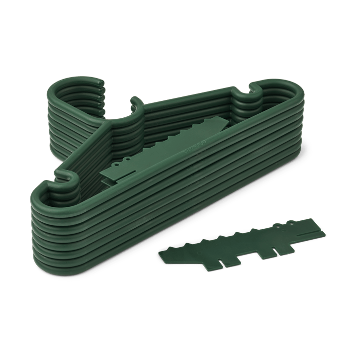 Falton Krokodil Kleiderbügel 8er-Pack, Garden green Liewood