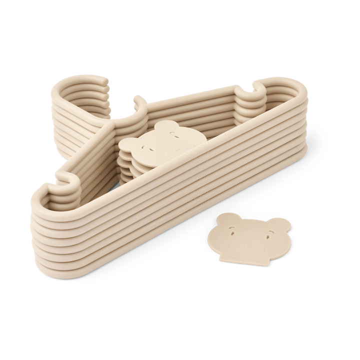 Falton Mr Bear Kleiderbügel 8er-Pack - Mr bear-Sandy - Liewood