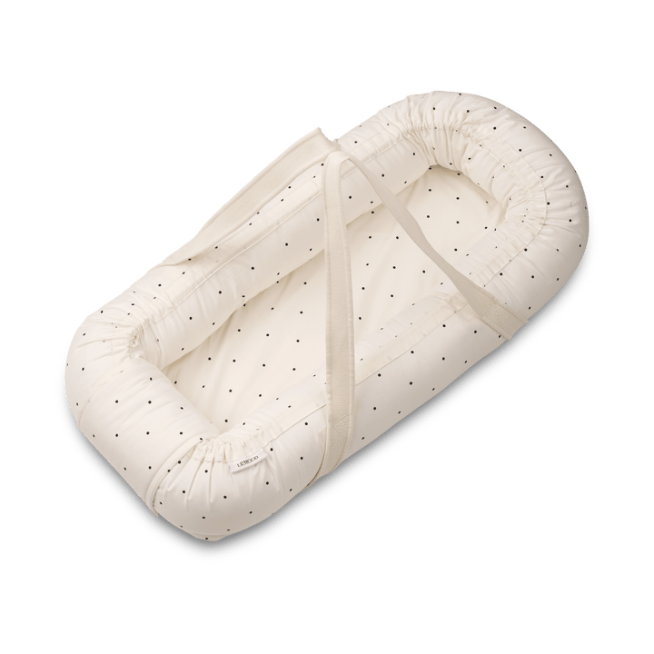 Gro printed Babynest - Classic dot creme de la creme - Liewood