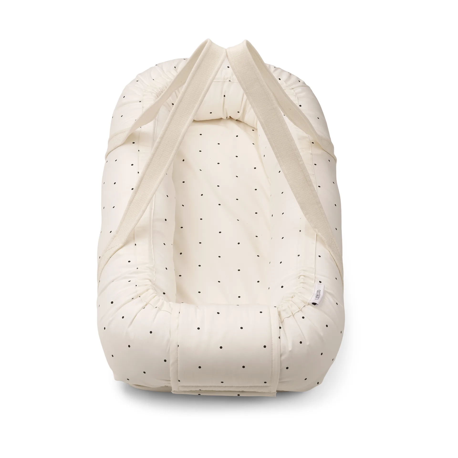 Gro printed Babynest, Classic dot creme de la creme Liewood
