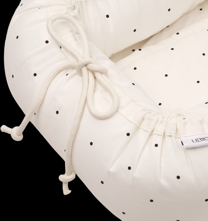 Gro printed Babynest, Classic dot creme de la creme Liewood