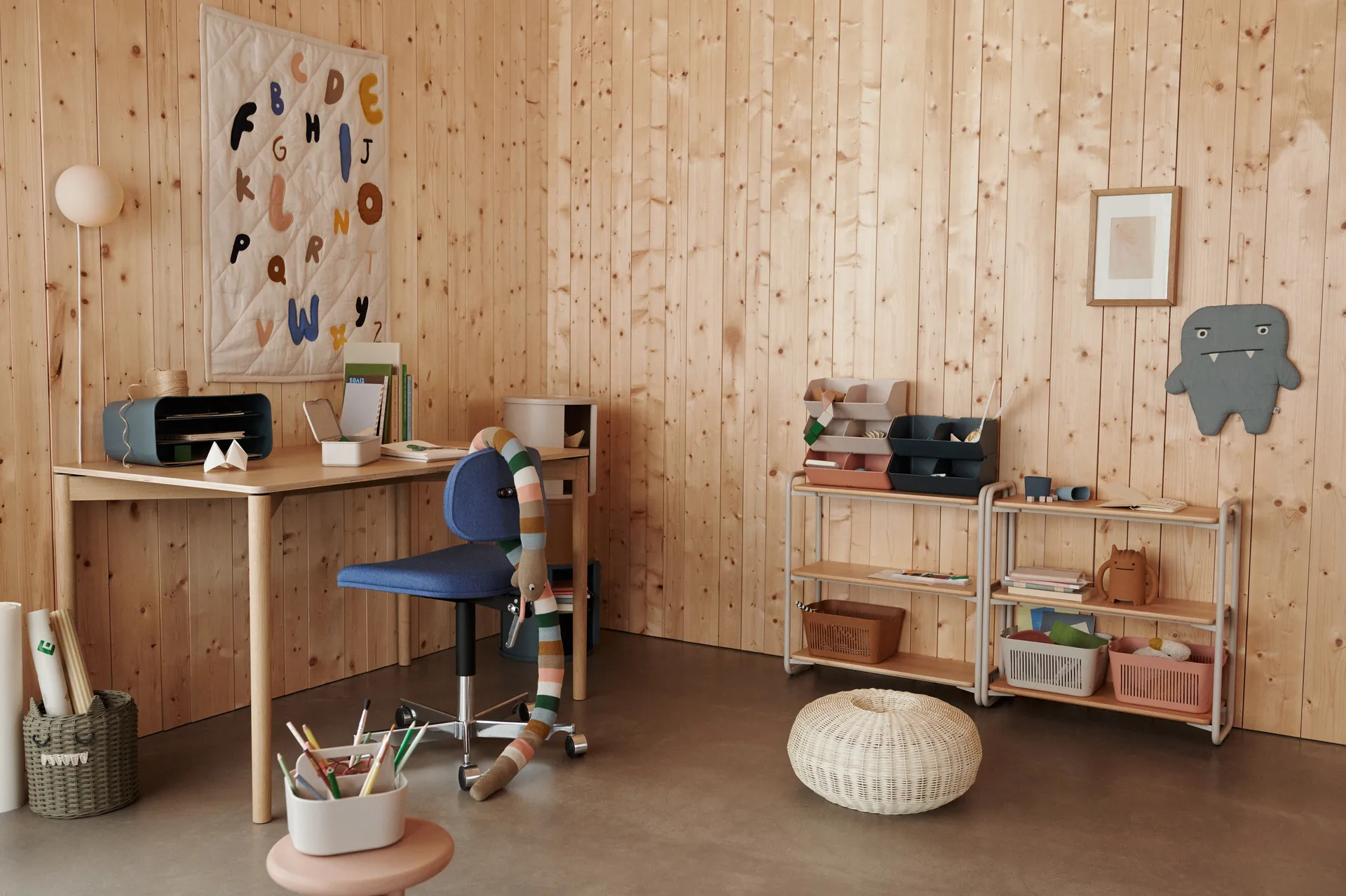 Hope storage caddy Aufbewahrungsbox 17x32 cm, Whale blue Liewood