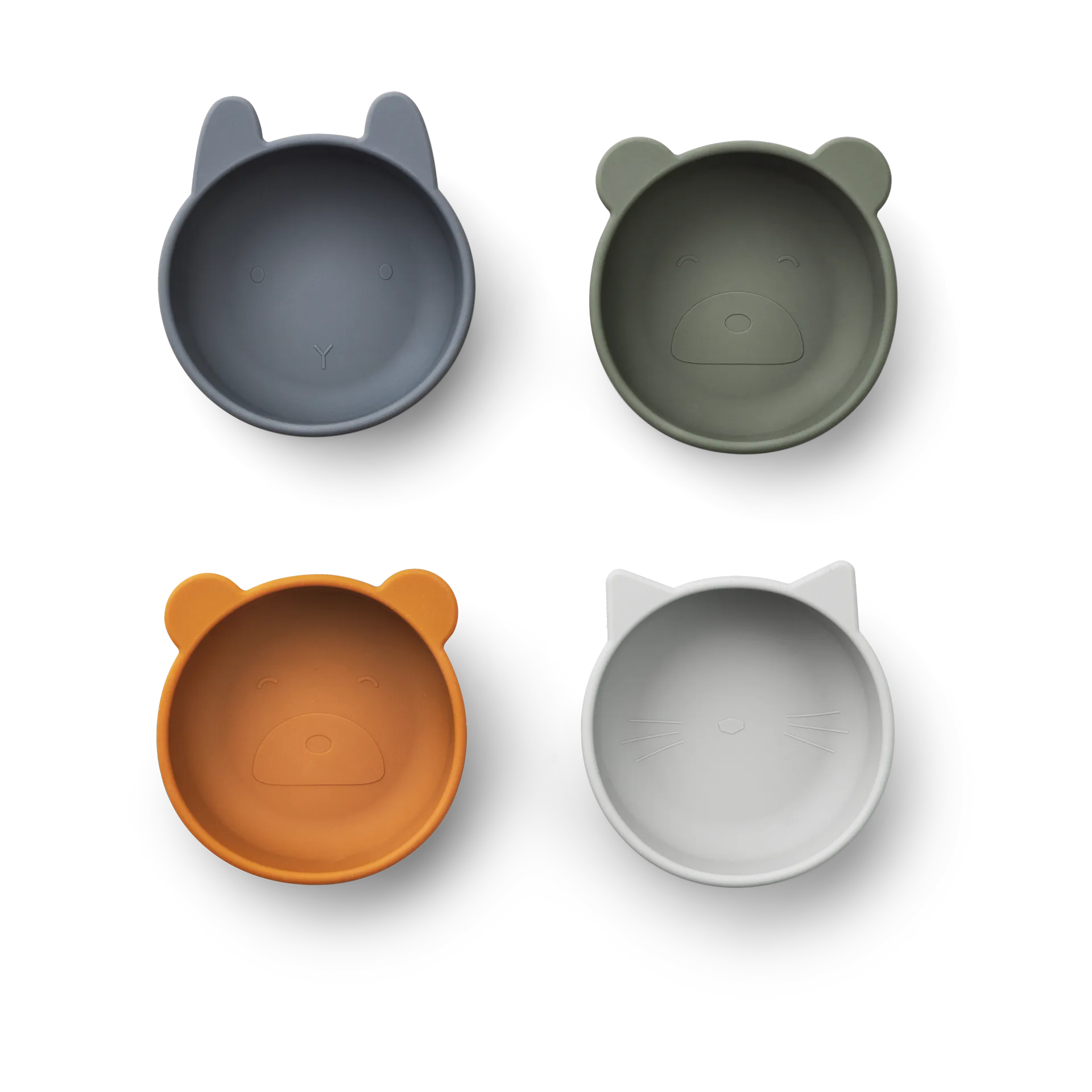 Iggy Silikonschale 4-teilig, Blue mix Liewood