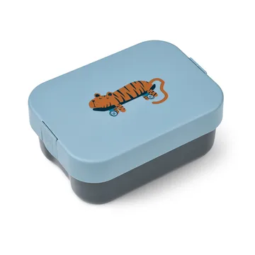Kamil Lunchbox 19,7x14,1 cm - Tiger-beach blue - Liewood