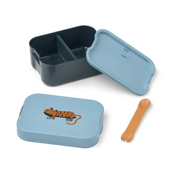 Kamil Lunchbox 19,7x14,1 cm - Tiger-beach blue - Liewood
