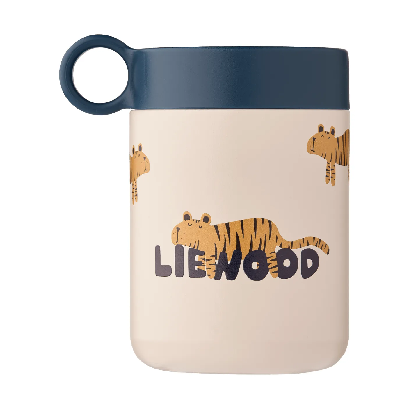 Kiani bedruckte Thermosflasche, Tiger-sandy Liewood