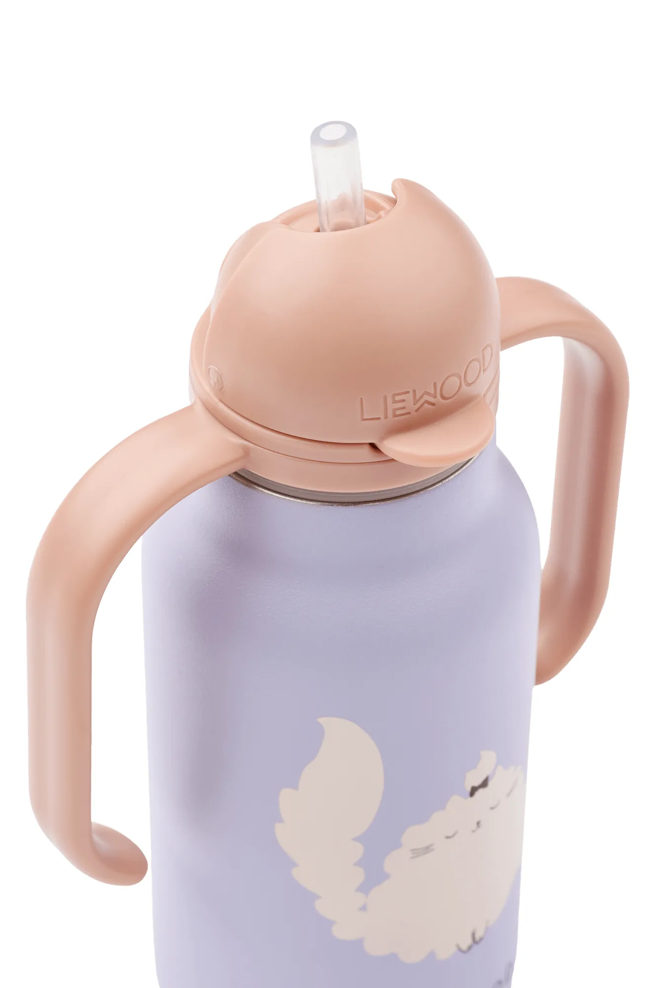 Kimmie Wasserflasche 25 cl, Cat-Warm lilac Liewood