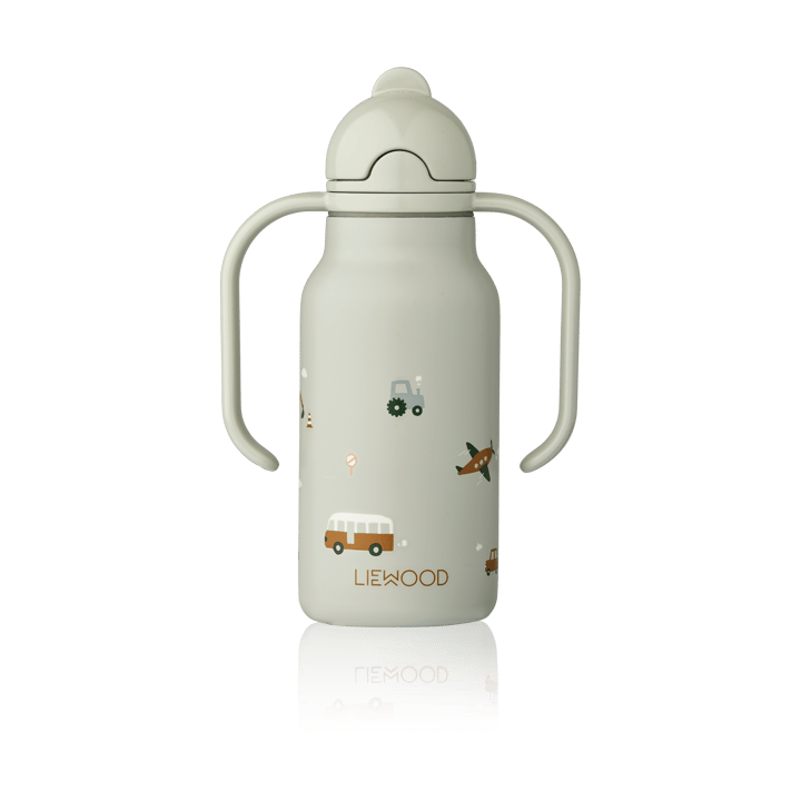 Kimmie Wasserflasche 25 cl - Vehicles-Dove blue - Liewood