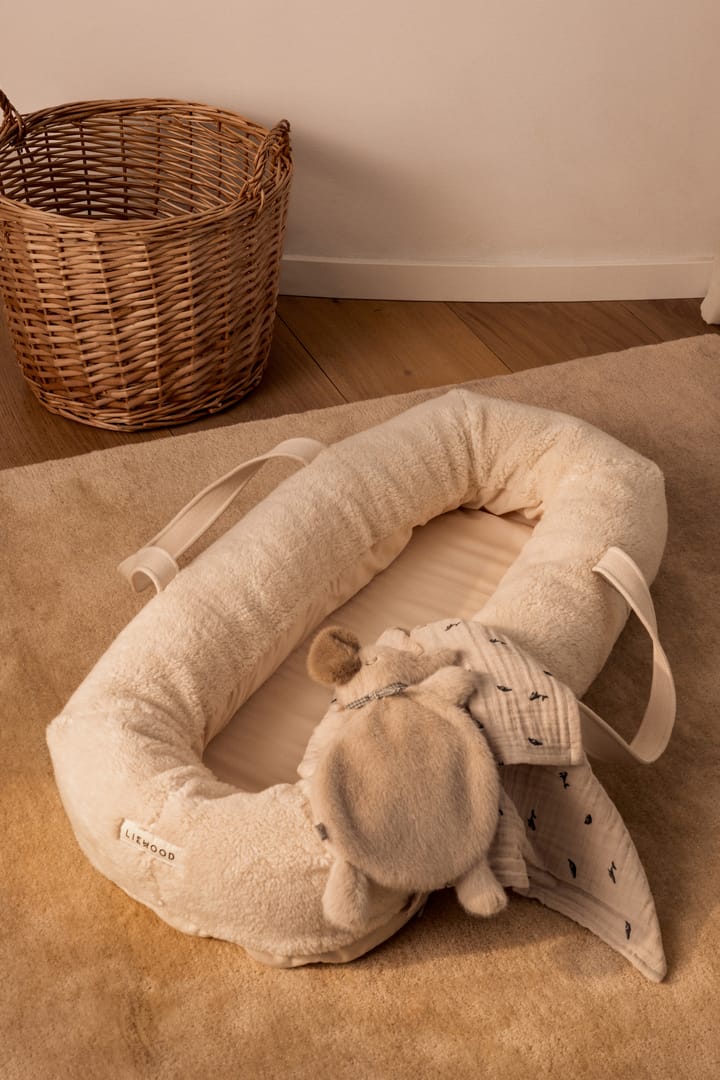 Lewis muslin Tuch 2er-Pack 65x65 cm, Mini whale-Sandy Liewood