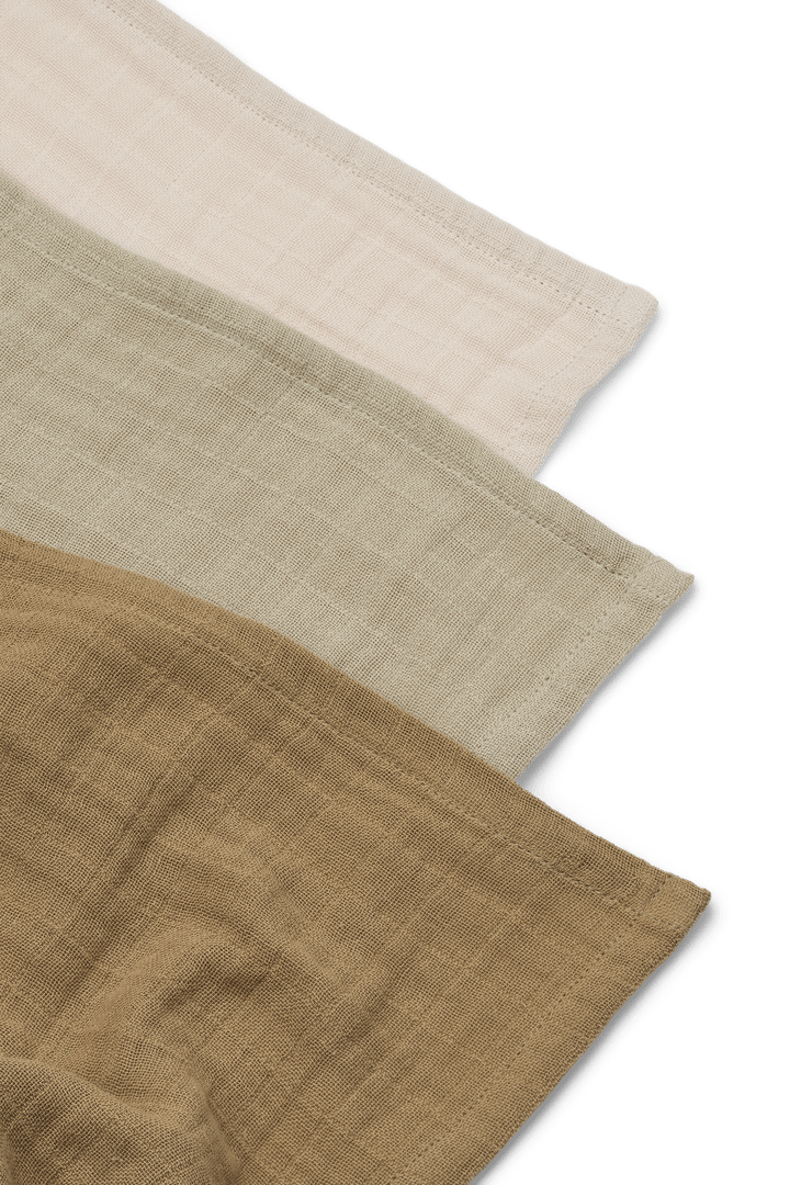 Lewis Musselin-Tuch 3-teilig 65x65 cm, Sandy mix Liewood