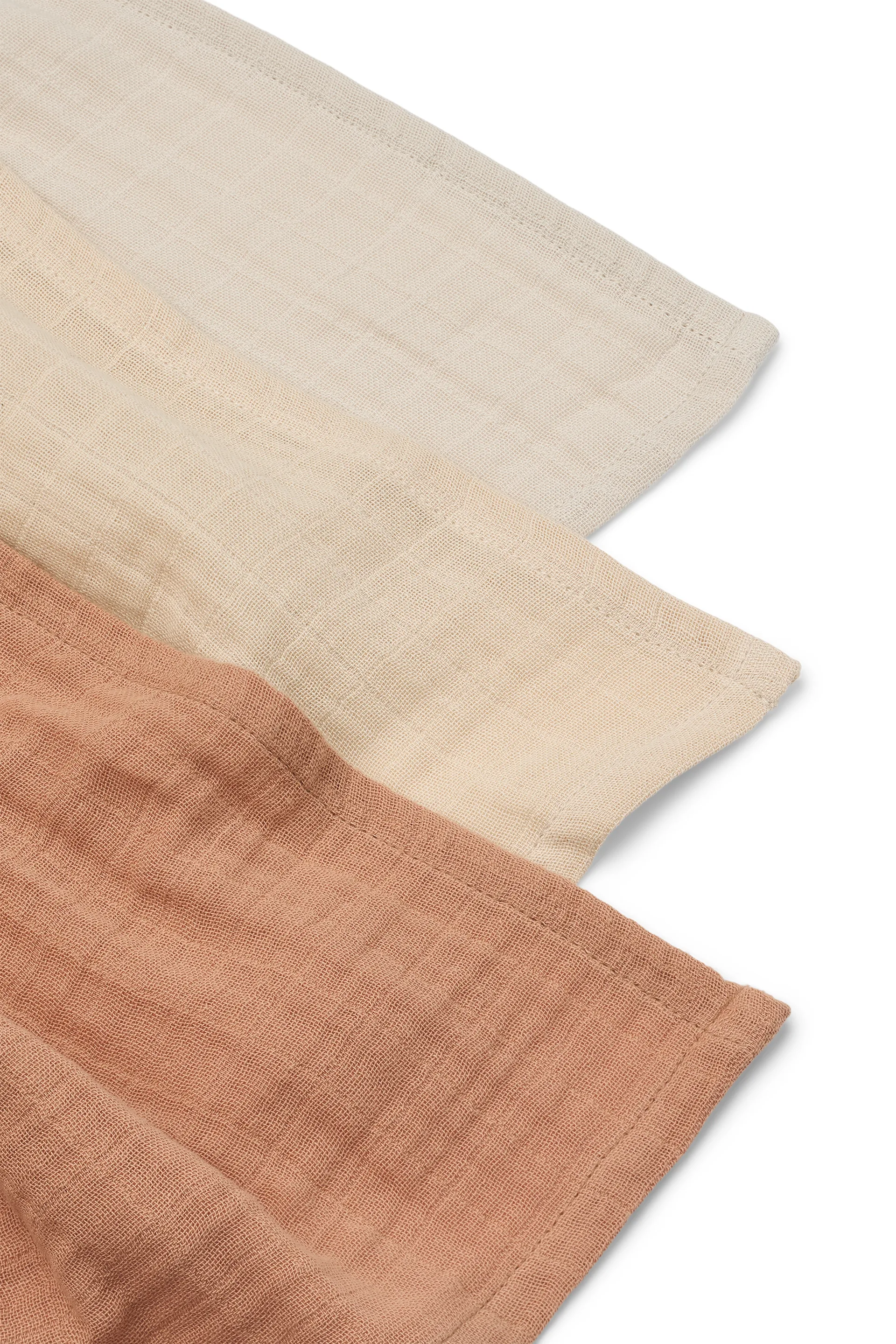 Lewis Musselin-Tuch 3-teilig 65x65 cm, Tuscany rose mix Liewood