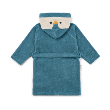 Lily Bademantel, Penguin oceanview mix - 1-2 Jahre - Liewood
