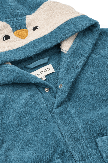Lily Bademantel, Penguin oceanview mix - 1-2 Jahre - Liewood
