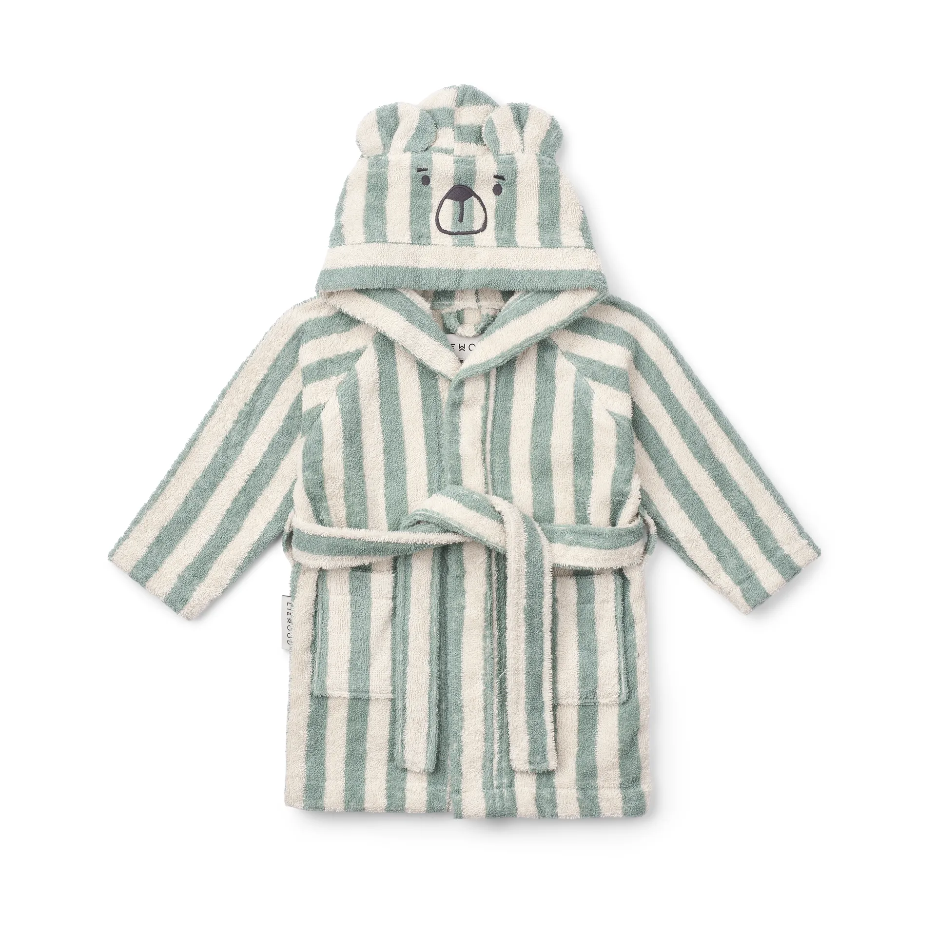 Lily Bademantel peppermint creme de la creme stripe, 3–4 Jahre Liewood