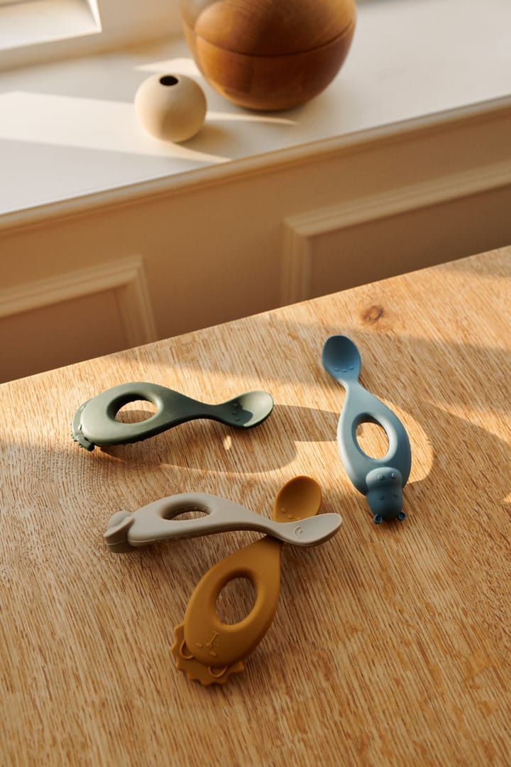 Livia Löffel 4-teilig, Safari-blue multi mix Liewood