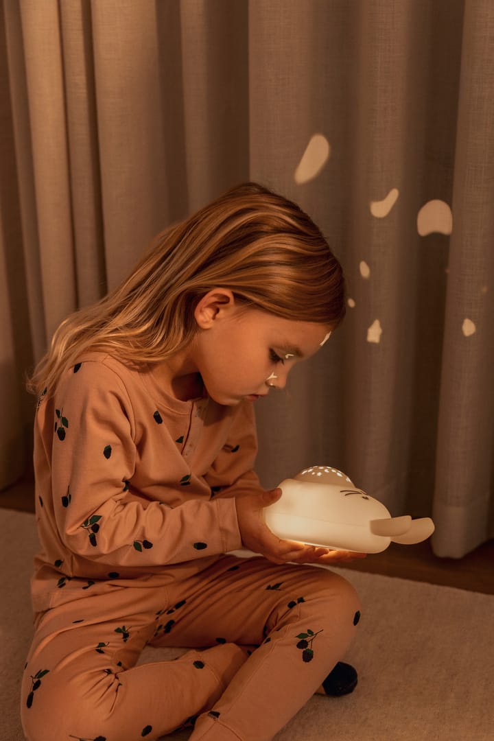 Manuel Kaninchen Nachttischlampe mit Projektor und Ton, Sandy Liewood