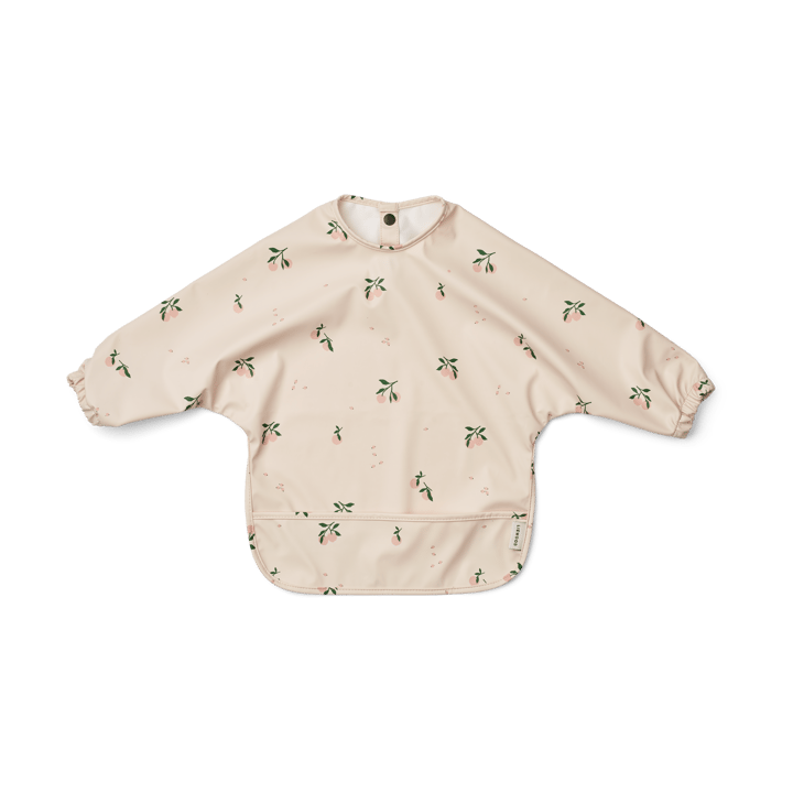 Merle Lätzchen mit Ärmel - Peach-Sea shell mix - Liewood
