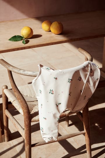 Merle Lätzchen mit Ärmel - Peach-Sea shell mix - Liewood