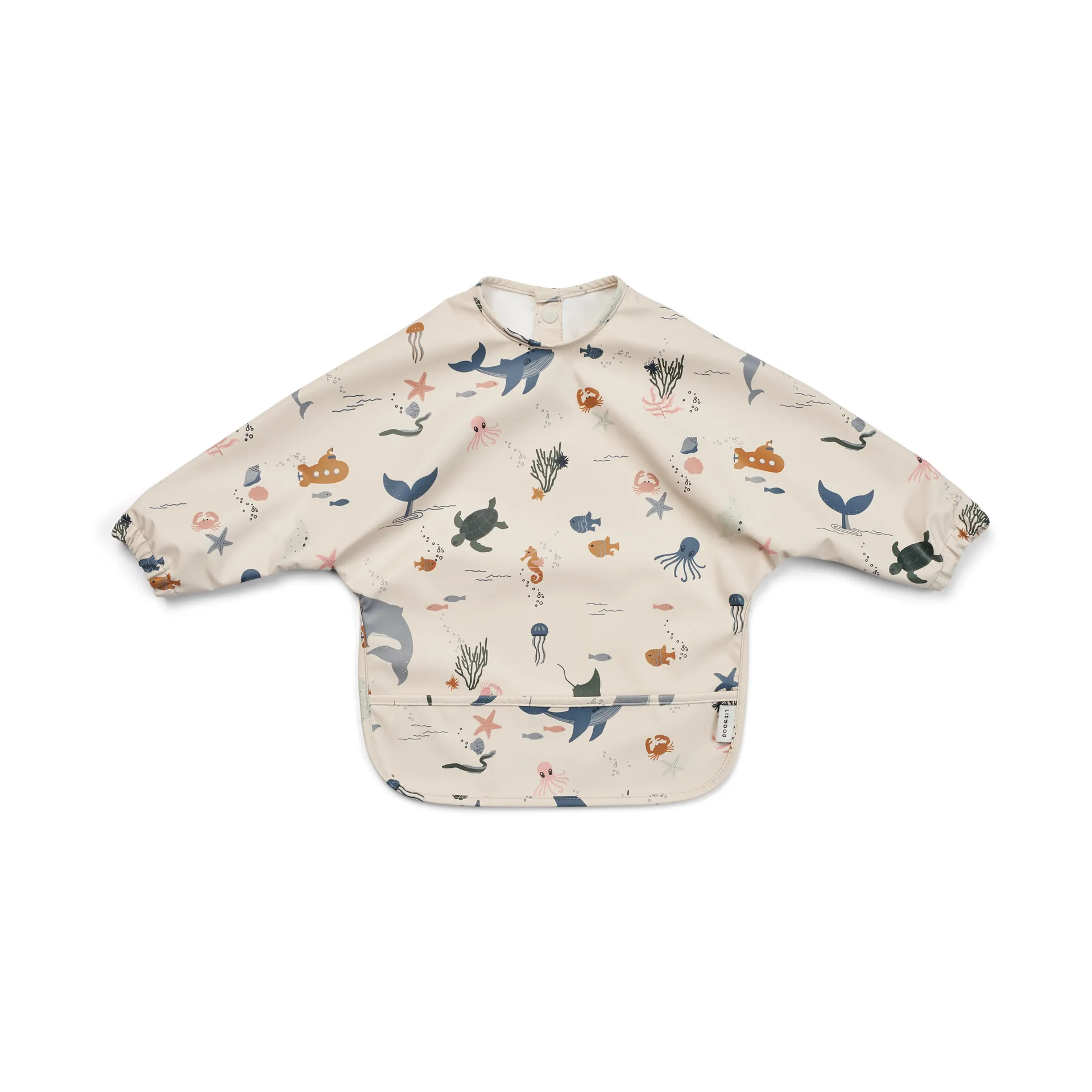 Merle Lätzchen mit Ärmel, Sea creature-Sandy Liewood