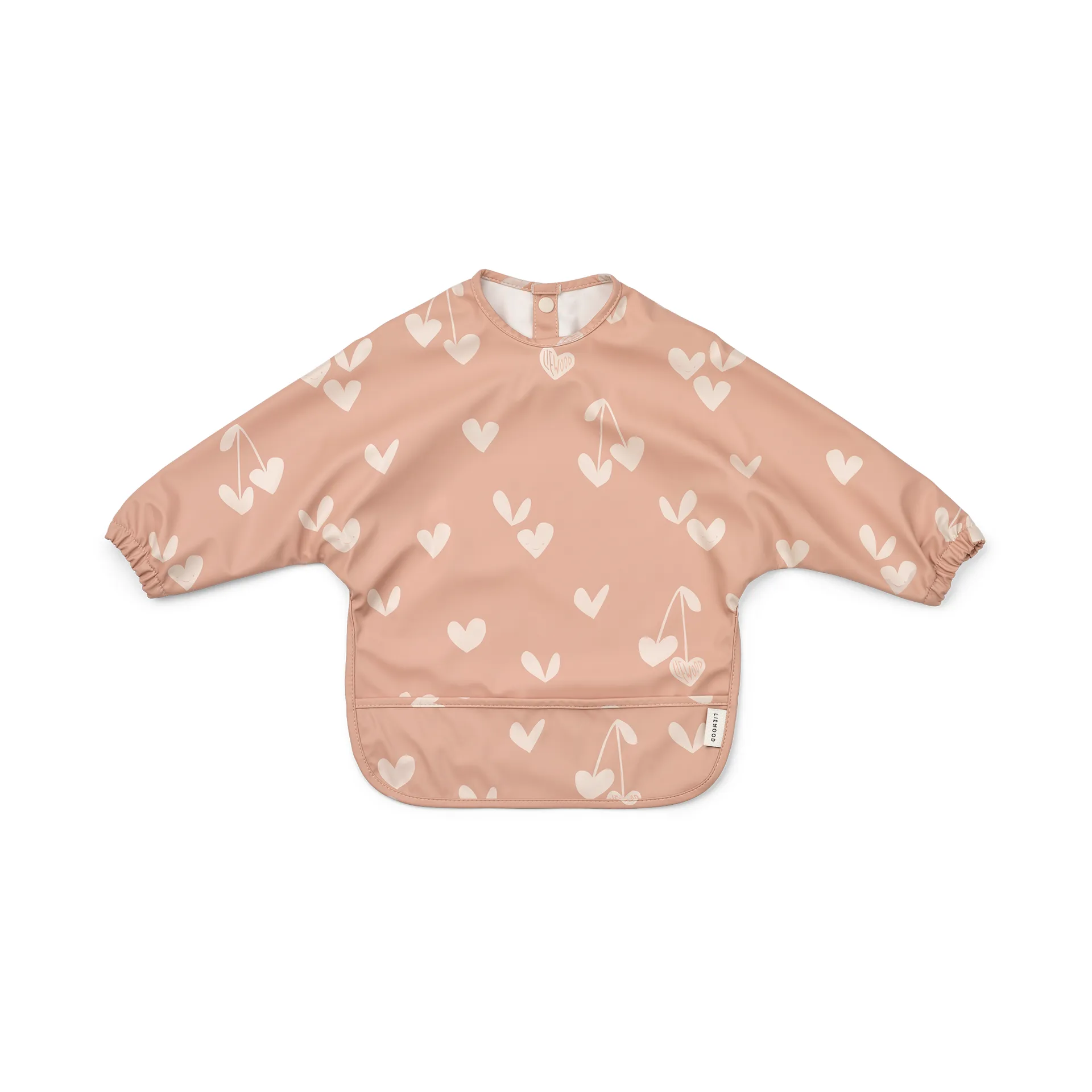 Merle Lätzchen mit Ärmel, Sweethearts-pale tuscany Liewood