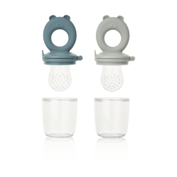 Miranda Fruchtsauger 2-teilig - Whale blue-Dove blue - Liewood