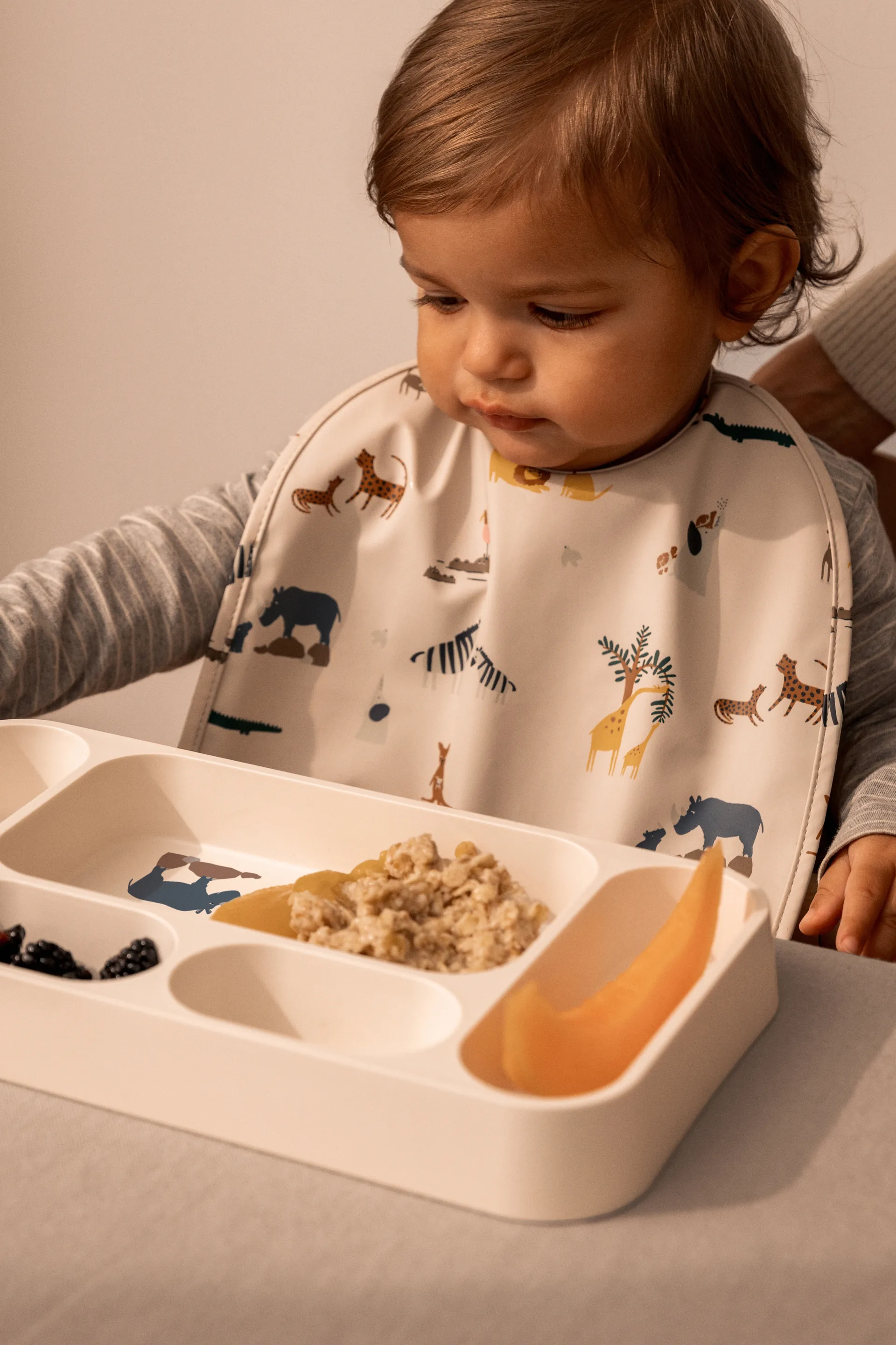 Mosu Teller mit 6 Fächern 17x30 cm, All together-Sandy Liewood