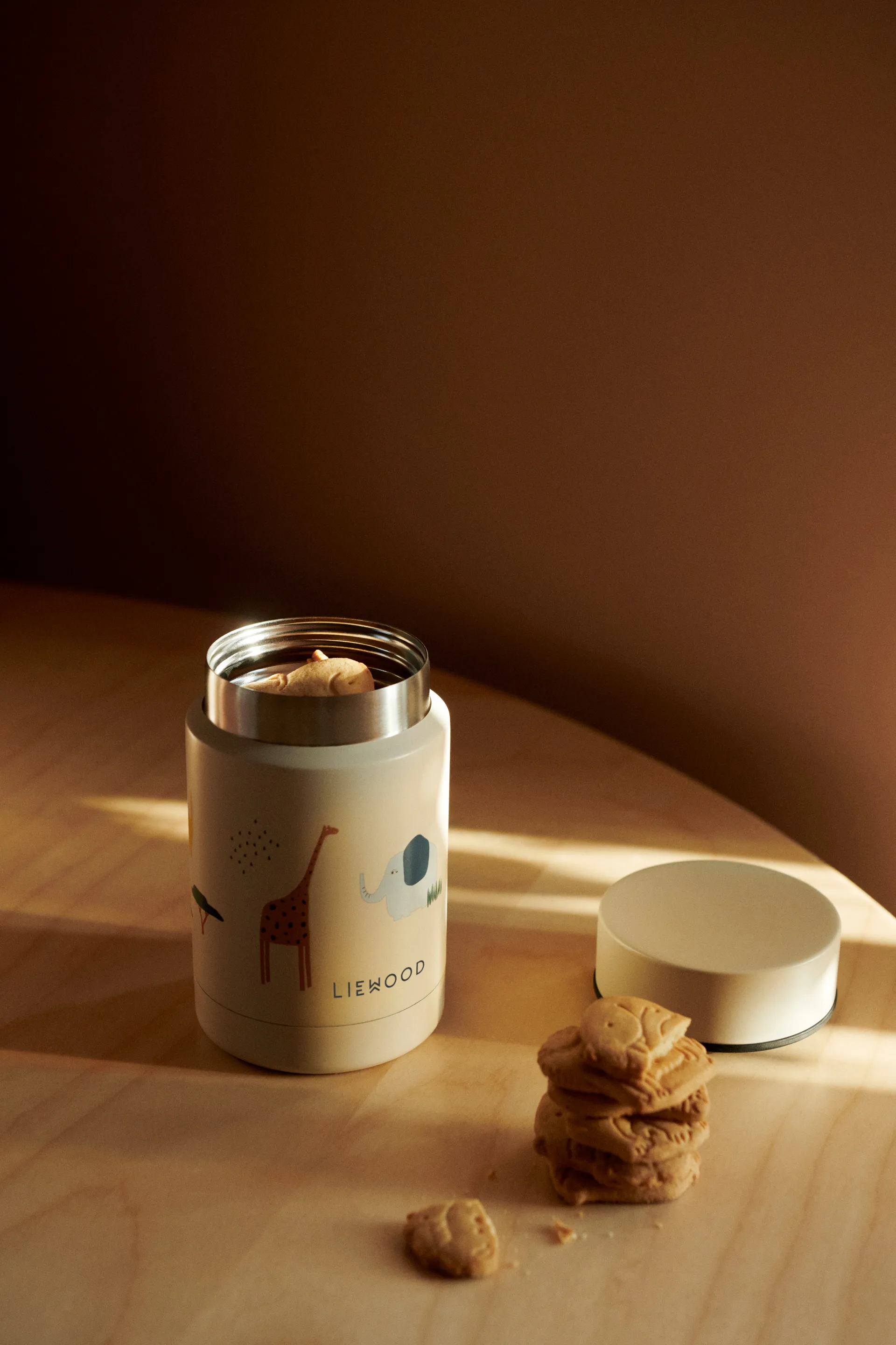 Nadja Thermobehälter 0,25 L, Safari sandy mix Liewood