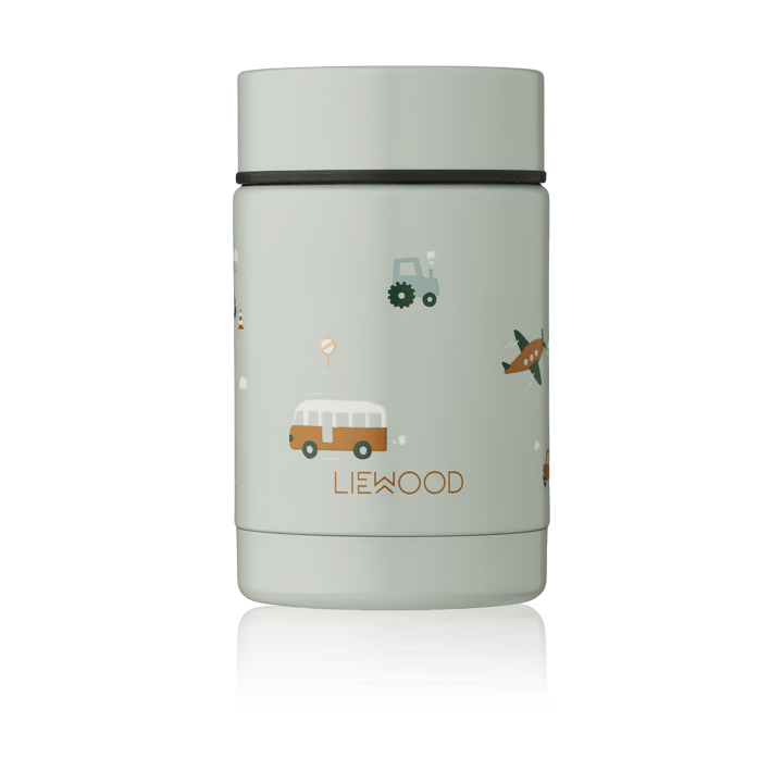 Nadja Thermobehälter 0,25 L - Vehicles-dove blue mix - Liewood