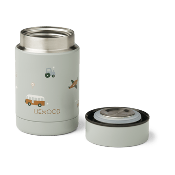 Nadja Thermobehälter 0,25 L - Vehicles-dove blue mix - Liewood