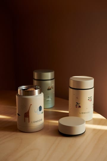 Nadja Thermobehälter 0,25 L - Vehicles-dove blue mix - Liewood