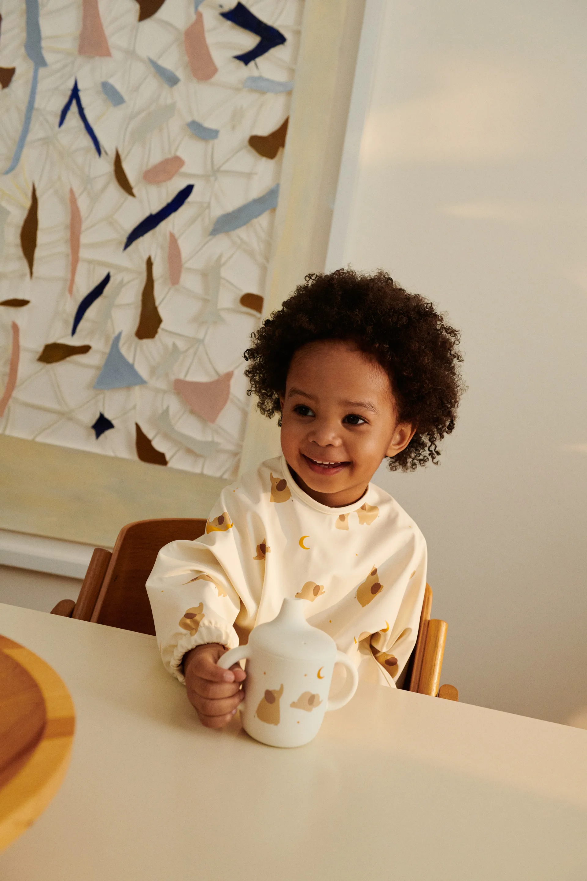 Neil Schnabeltasse 15 cl, Elephant-Creme de la creme Liewood