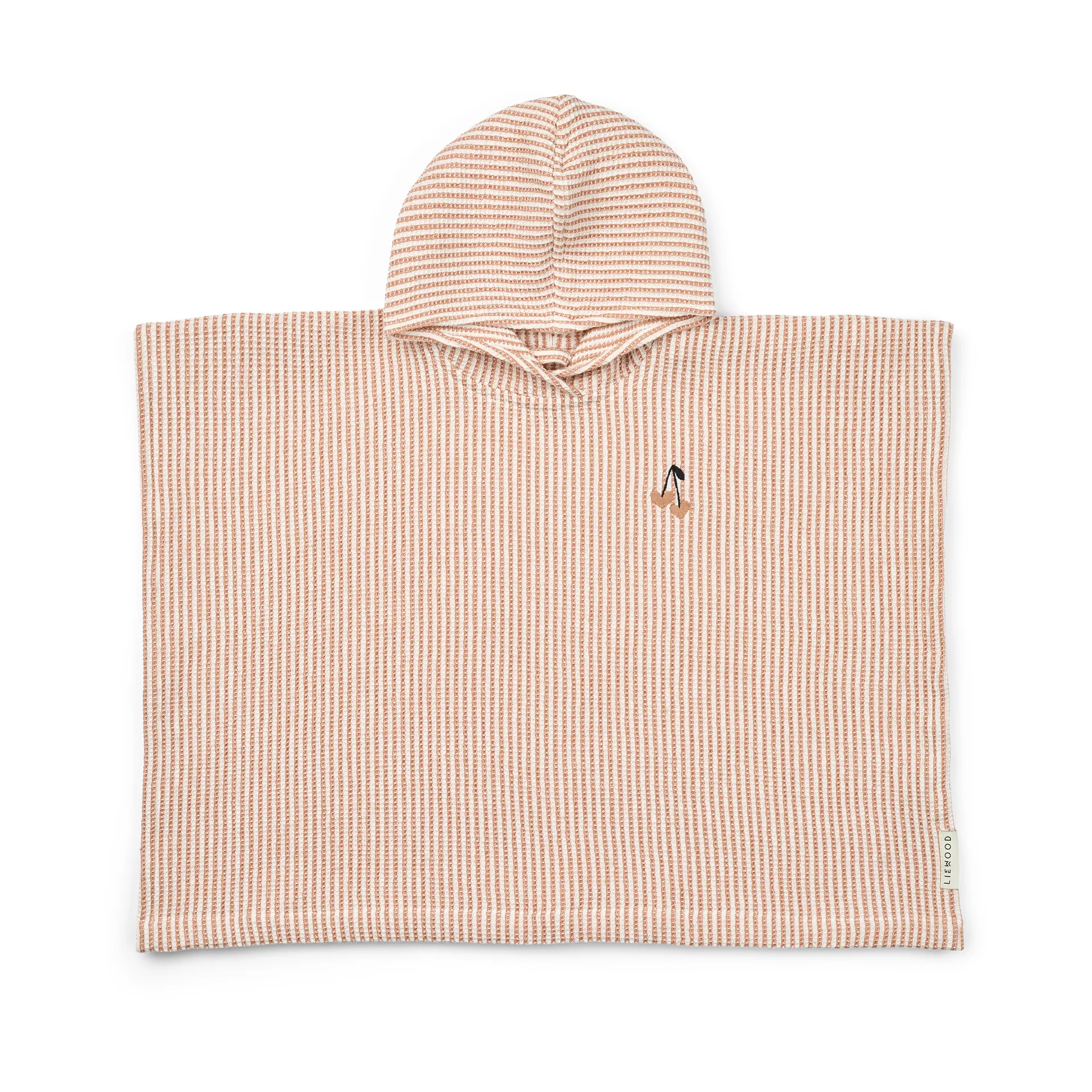 Paco Bademantel-Poncho tuscany rose creme de la creme stripe, 1–2 Jahre Liewood