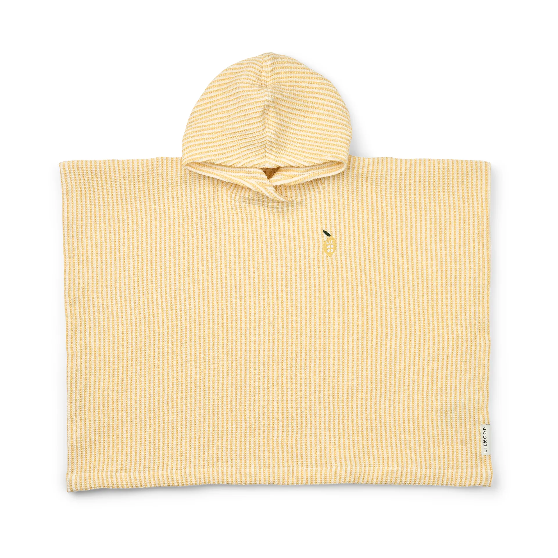 Paco Badeponcho lemon yellow creme de la creme stripe, 5–6 Jahre Liewood