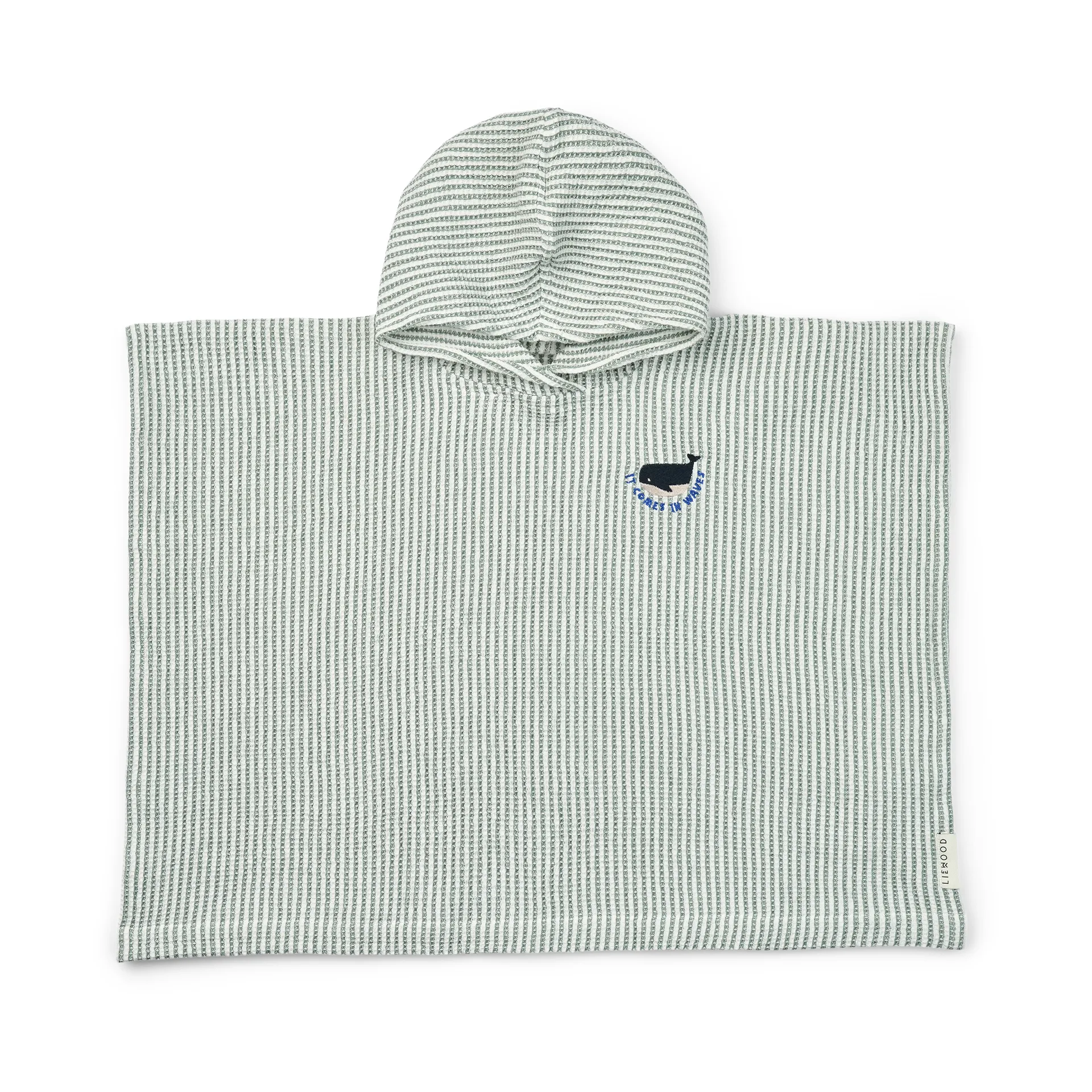 Paco Badponcho peppermint creme de la creme stripe, 3–4 Jahre Liewood