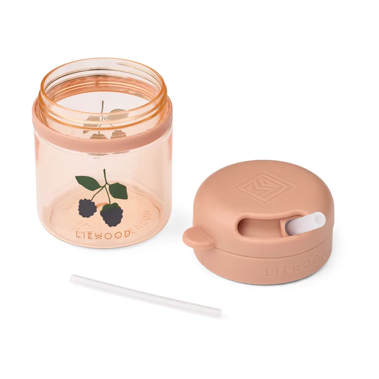 Pavia Becher mit Strohhalm 28 cl, Berry-Pale Tuscany Liewood