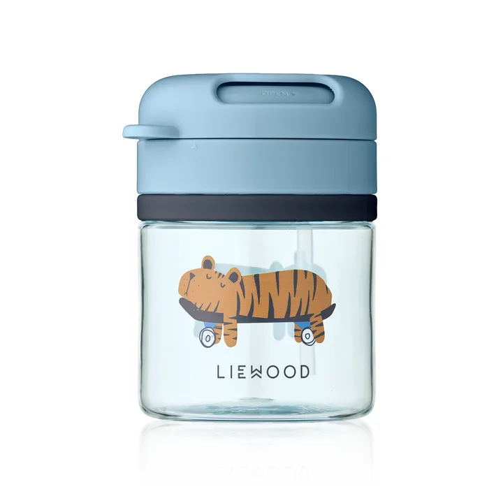 Pavia Becher mit Strohhalm - Fun-beach blue, 28 cl - Liewood