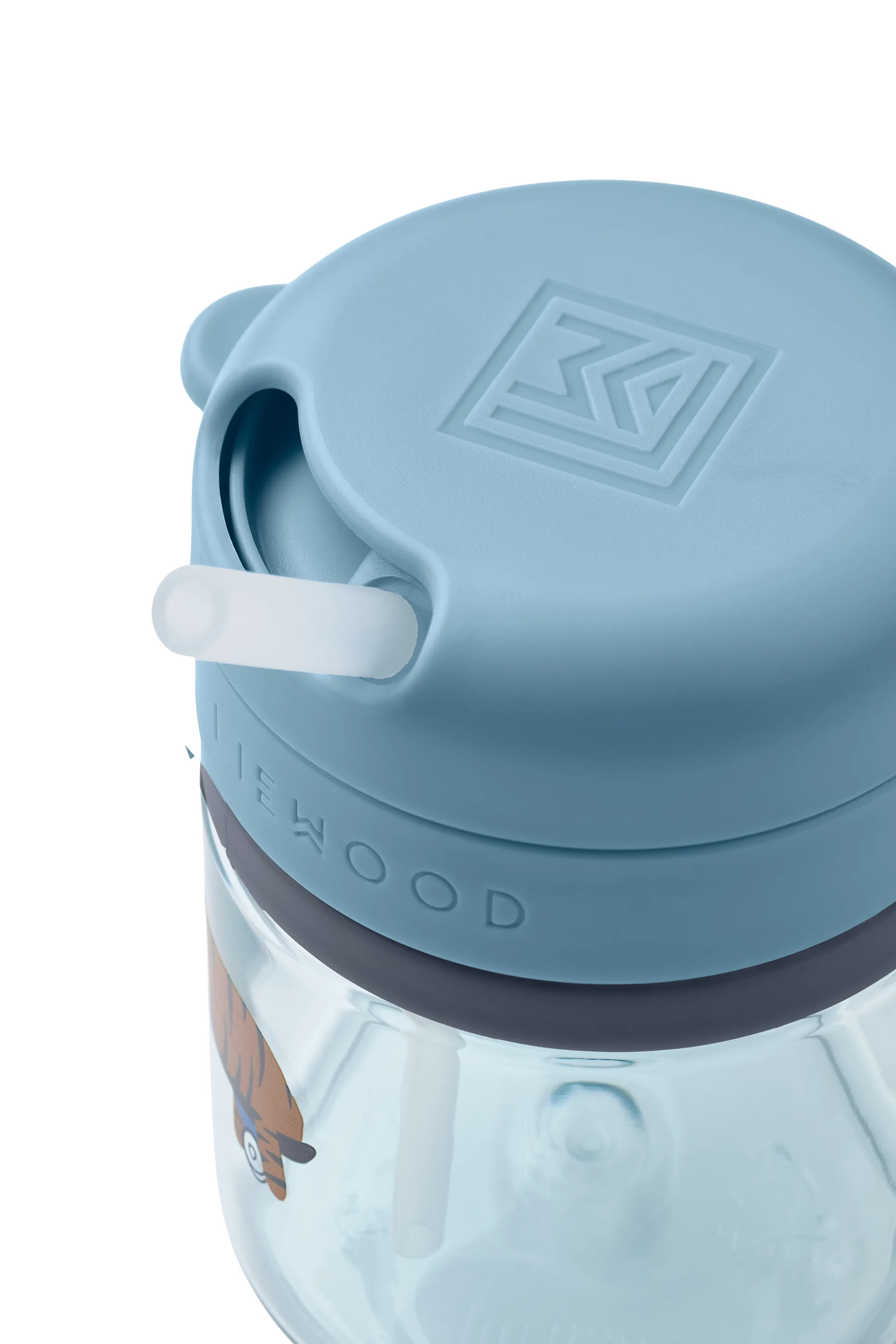 Pavia Becher mit Strohhalm, Fun-beach blue, 28 cl Liewood