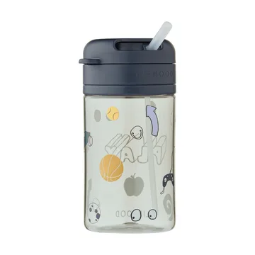 Pavia Becher mit Strohhalm - Play-dusty peppermint - Liewood