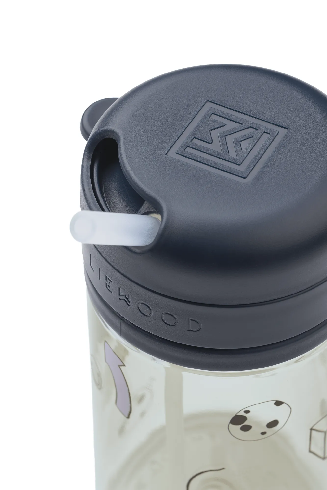 Pavia Becher mit Strohhalm, Play-dusty peppermint Liewood
