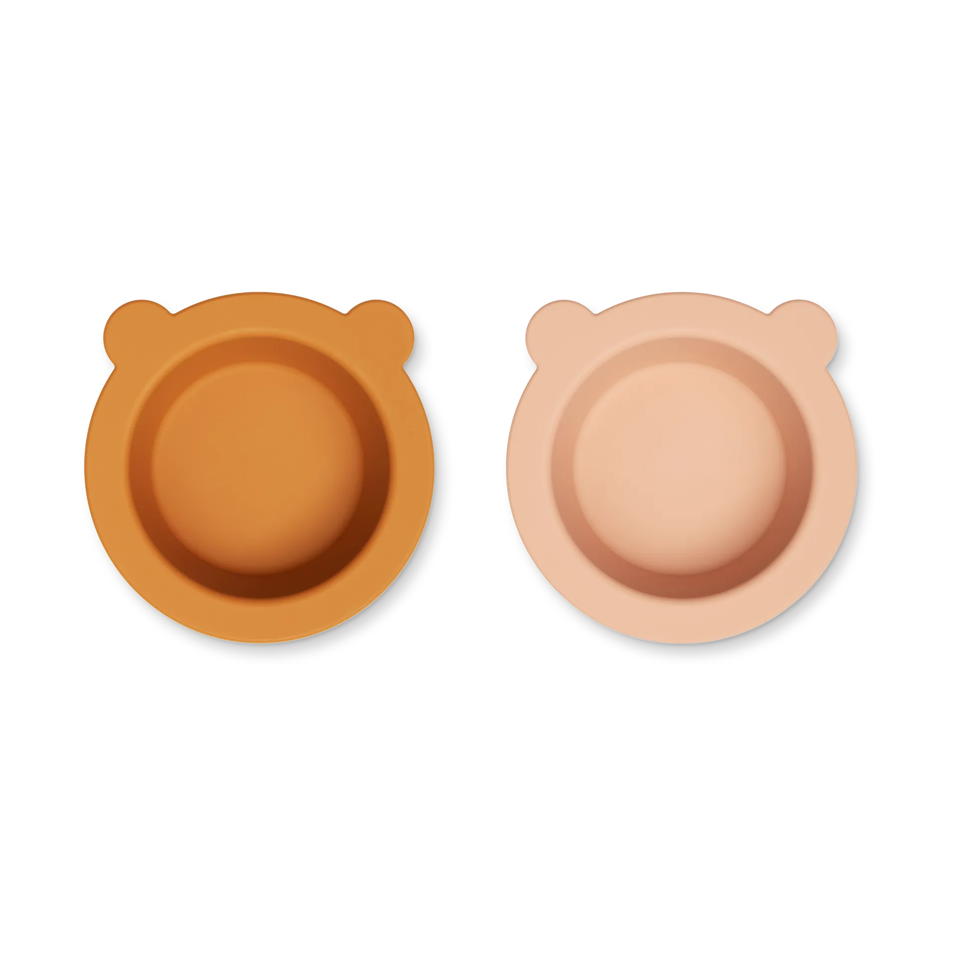 Peony Schale mit Saugnapf Ø16 cm 2-teilig, Mustard-tuscany rose mix Liewood