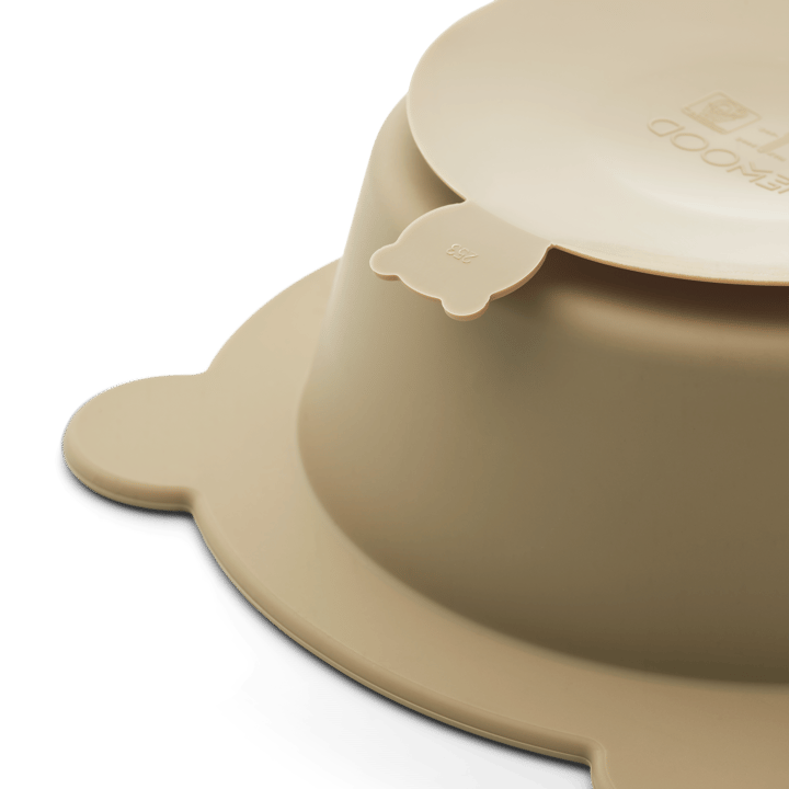 Peony Schale mit Saugnapf Ø16 cm 2-teilig, Sandy-Oat Liewood