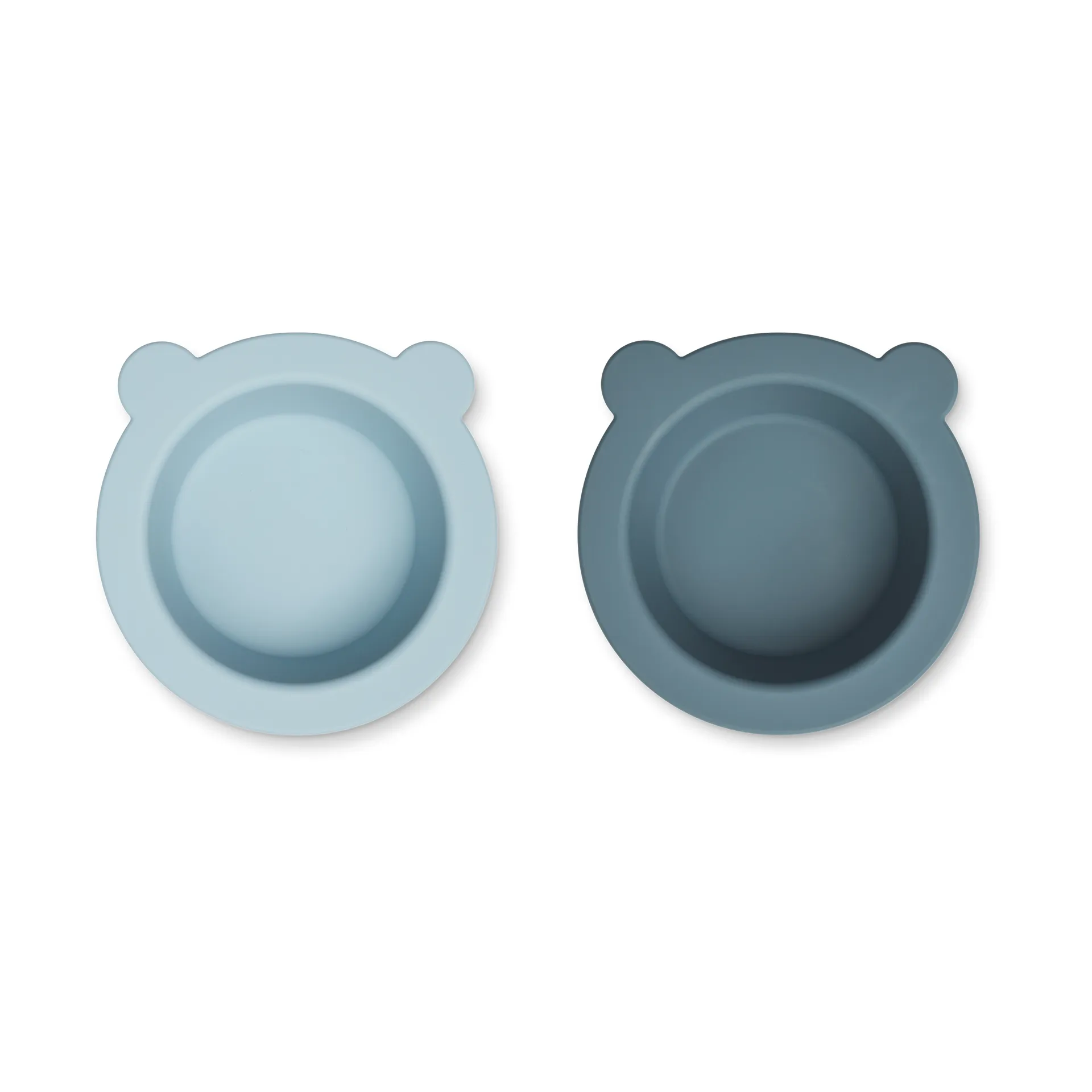 Peony Schale mit Saugnapf Ø16 cm 2-teilig, Sea blue-Whale blue Liewood