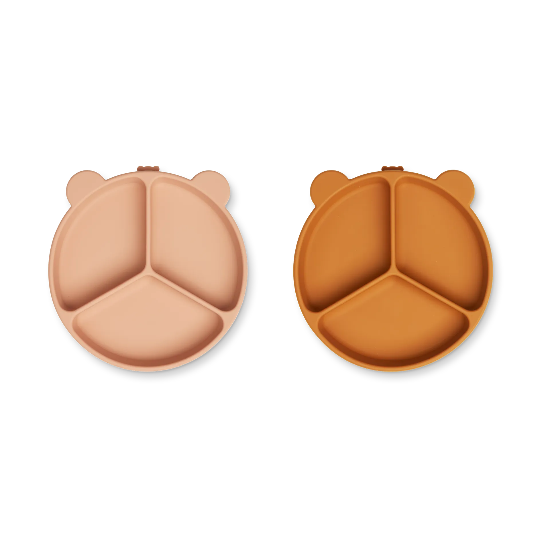 Stacy geteilter Kinderteller 2er-Pack, Mustard-tuscany rose mix Liewood