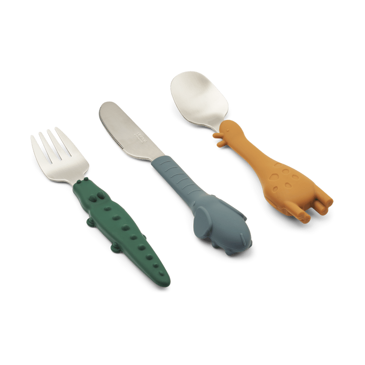 Tove all together Besteckset 3-teilig - Golden caramel mix - Liewood