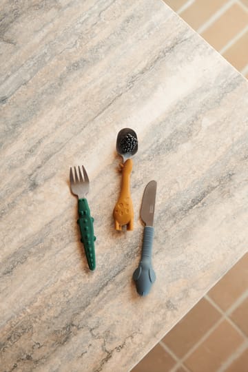 Tove all together Besteckset 3-teilig - Golden caramel mix - Liewood
